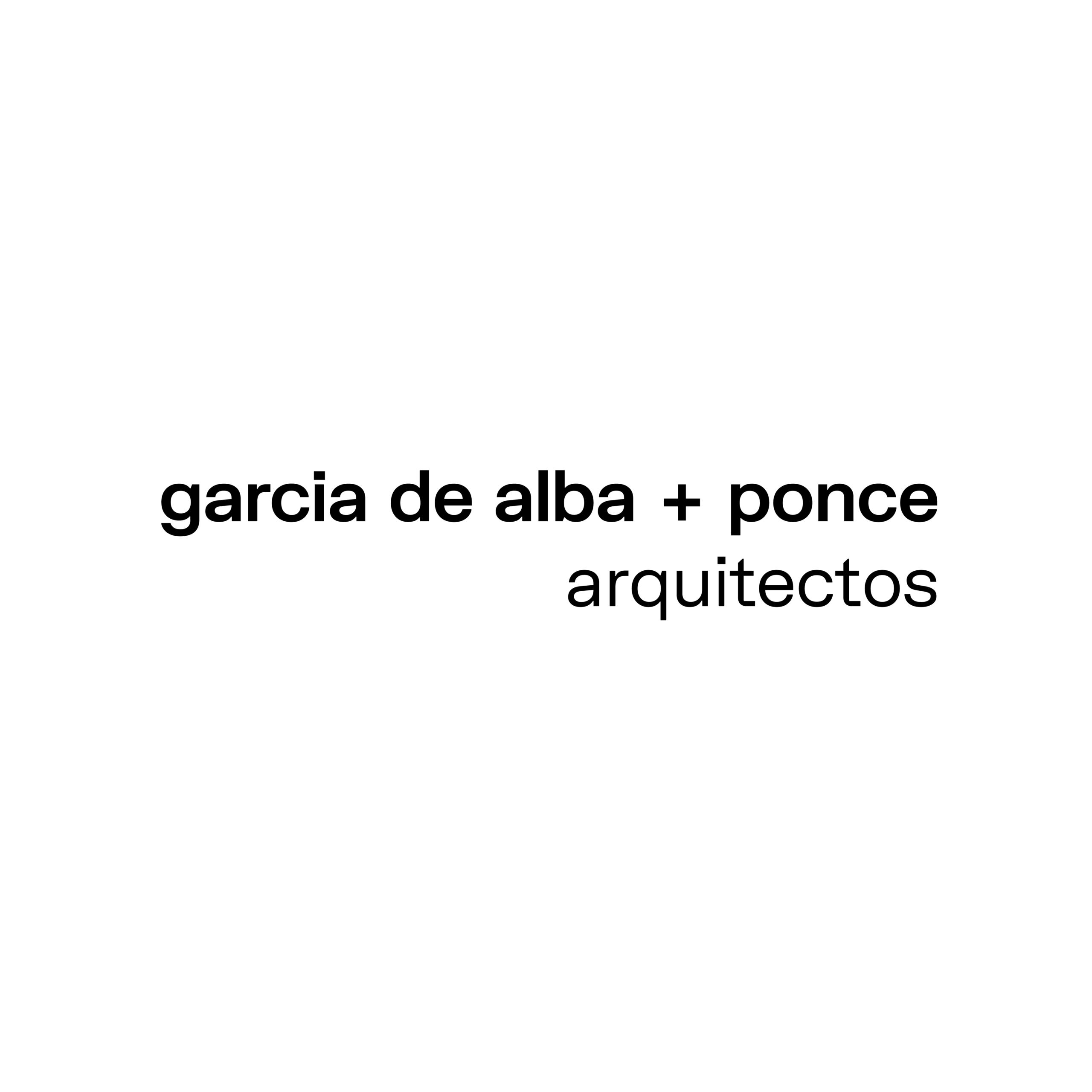 garcía de alba  +  ponce  arquitectos